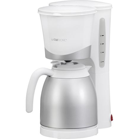 Clatronic KA 3327 elektrische Kaffeemaschine weiß 870W