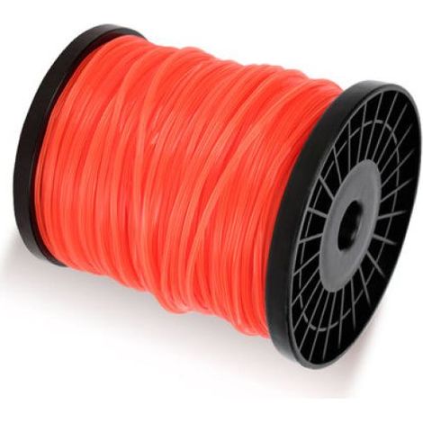 Fil de coupe Universal pour débroussailleuse, 100M, fil nylon (Carré-2,4mm) (1/5)