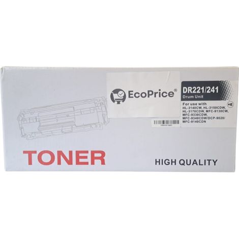Toner Nero DR245/DR241 per Brother HL-3140CW, MFC-9330CDW, DCP-9020 – Compatibile, Alta Resa, Pronto all'Uso EcoPrice® (1/3)