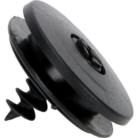 Sollbry Lot de 10 pinces de tapis de véhicule en plastique durables, antidérapantes et imperméables, 3,6 x 2 cm, remplacement universel pour tapis automobile pour voiture, camion, SUV (noir) (1/4)