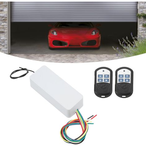 Modèle de câblage de commande de porte coulissante électrique à grande vitesse, porte coulissante électrique avec télécommande, câblage de porte à ressort australienne (livrée avec batterie intégrée). (1/5)