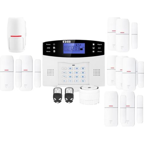 Evolution Plus, système d'alarme sans fil connectée WIFI / GSM compatible Androïd et IOS kit 10 détecteurs