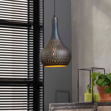 Suspension design industriel 1 abat-jour conique KATE (1/3)
