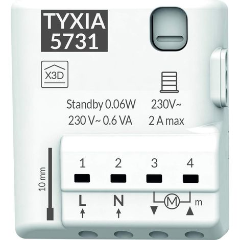 récepteur - tyxia 5731 - x3d - bso ou store - 2 ampères - delta dore 6351412 (1/5)