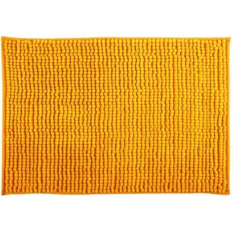 Tapis de bain Microfibre CHENILLE 50x80cm Safran MSV