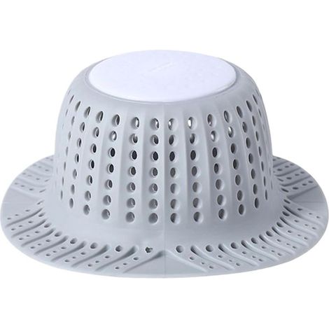 Attrape-cheveux, bonde de douche, évier de sol, tamis d'évier de sol, bouchon de vidange en silicone, accessoire de douche anti-clogging pour la maison, l'appartement, le dortoir, l'hôtel (1/5)