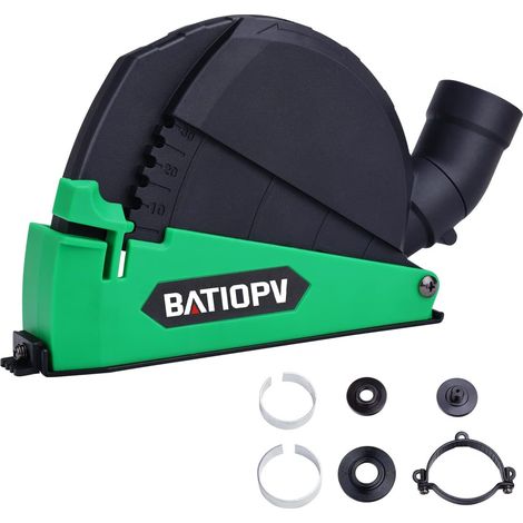 Capot de Protection Meuleuse Angulaire 115/125 mm avec Aspiration et Rail de Guidage (1/5)
