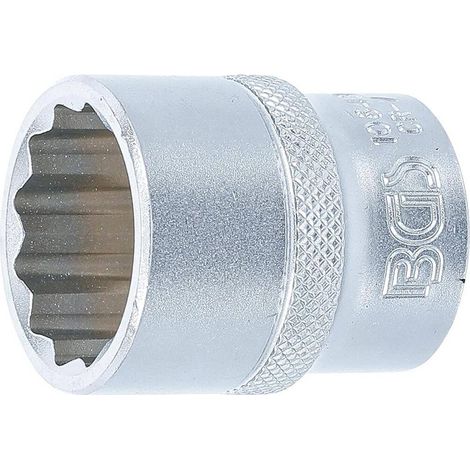 Douille pour Clé Douze Pans 12,5 mm (1/2) - 23 mm - Acier Résistant - Usage Professionnel - D-Work