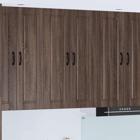 Küchenschrank Braun Eichen-Optik 60 x 31 x 100 cm Holzwerkstoff