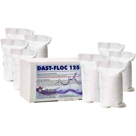 Flocculante solido in sacchetti professionale "Dast-floc 125" per piscine kg 1 (1/4)