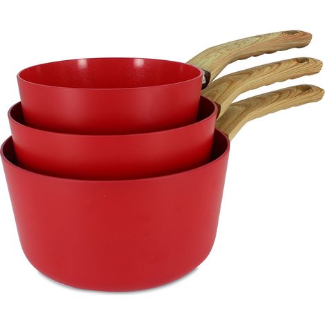 Set de 3 casseroles en aluminium, COLORAMA