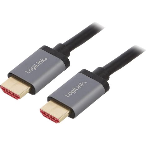 Cable HDMI 2.1 male des deux cotes 8K 4K 3D UHD - 2m - Noir