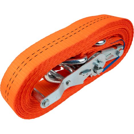 2-teiliges Spanngurt-Set mit Ratsche/Haken 35 mm x 7 m 2000 daN