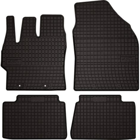 Tapis de sol en caoutchouc pour : Toyota Yaris Cross (2020-) - noirs, sur mesure (1/5)