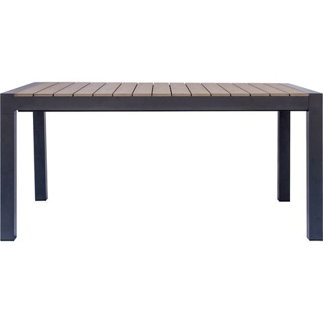 Moia Greenwood Arenzano Allungabile Antracite Effetto Legno 211/276 cm