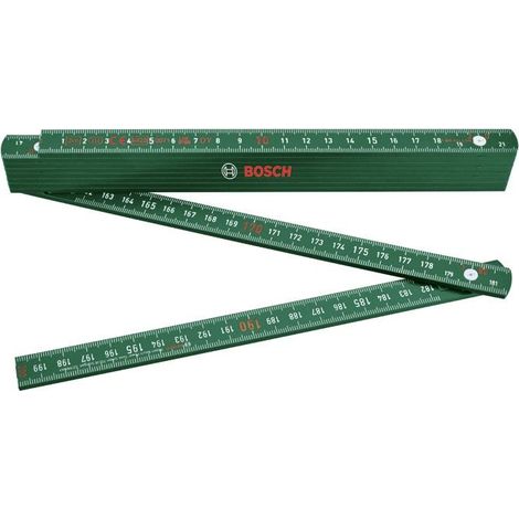 Regla plegable Bosch de nylon 2 metros medición precisa