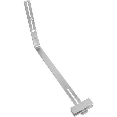Support Suspendu pour Lampe D'aquarium en Alliage D'aluminium Argenté, Bras Unique Robuste et Résistant pour Éclairage de Plantes Aquatiques Aquarium (1/5)