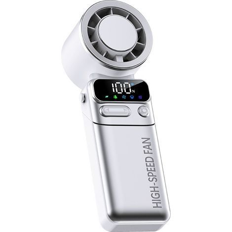 Handventilator, winziger tragbarer USB-Ventilator zum Aufhängen am Gebärmutterhals, ideal für Studentenwohnheime und als Geschenk (1/5)