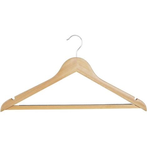 Cintres en Bois Naturel - Lot de 10 - Bolero (1/5)