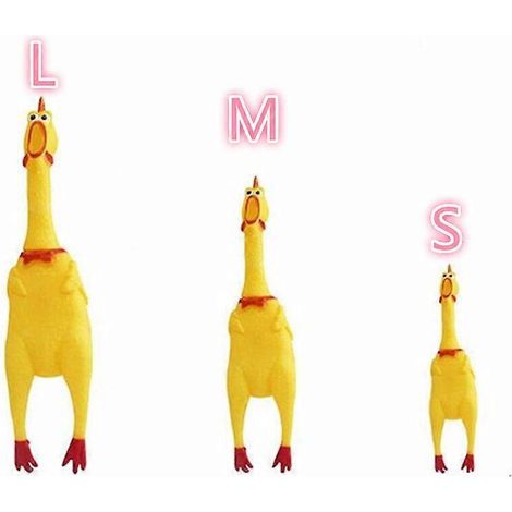 Jouet anti-stress pour animaux de compagnie avec des sons amusants et populaires en forme de poulet et de coq (1/5)