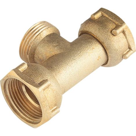 Raccord Té - Laiton - M1' x F1' x M1'