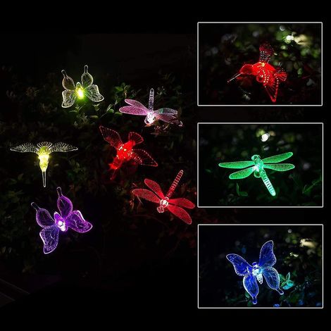 Solar Garden Lights 3 Outdoor Solar Garden Lights Multi-color Led Garden Lights Outdoor (1/3)