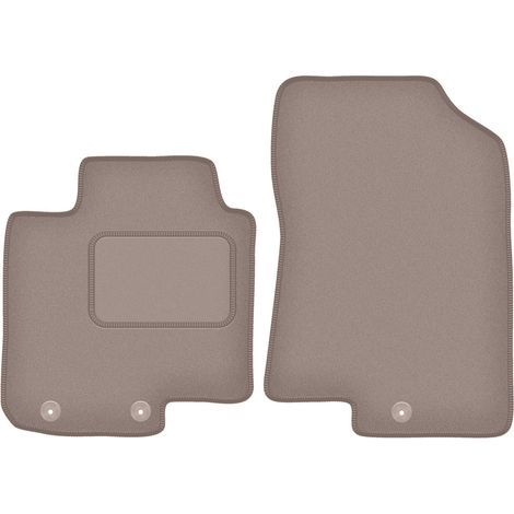 Alfombrillas delanteras beige para Hyundai i20 III hatchback (2020-)