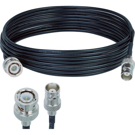 Câble BNC Male à Femelle RG174 10FT BNC Câble Male Femelle 50ohms Câble d'Extension SDI Rallonge BNC pour Signaux Vidéo CCTV DVR Caméra (1/5)