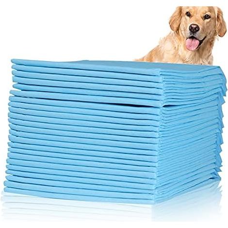 20 Pcs Dog Trainer Mats, Breathable, Super Absorbent, Disposable Puppy Mat, Waterproof Floor Protection Mat for Dogs, Cats, XL, 60 x 90 (1/5)