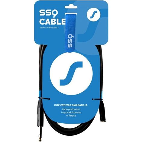 SSQ JSG3 - Prise jack stéréo 6,3 mm / Prise jack stéréo 3,5 mm