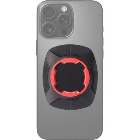 Adaptateur Universel Compatible pour Quad Lock Autocollant Support Fixation Rapide pour Smartphone Moto Vélo Voiture et Accessoires Résistant et Sécurisé pour Coque Quad Lock Rouge (Rouge)