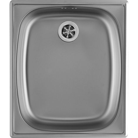 Alveus Basic - Spüle  38x44 cm, Ablauf 6 cm, Edelstahl 1008694 (1/5)