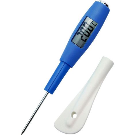 Spatule Thermomètre de Cuisson in Viande, Chocolat, Pâtisserie, Bain Marie Affection Digital Sonde in Acier Inoxydable, Silicone Ustensile Cuisine (1/5)
