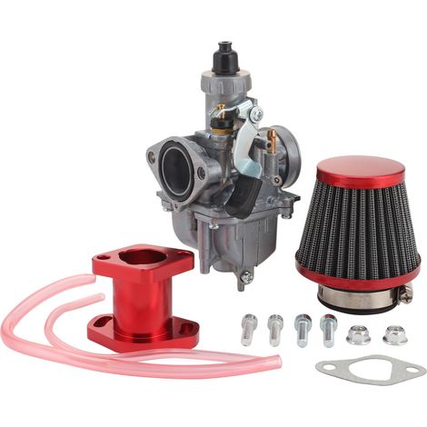 VM22 Motorcycle Carburetor Air Filter Kit, High-Performance Air Filter Kit with Mounting Bracket, Universal Modification Parts for Off-Road and Street Motorcycles--DTEKGAZ (1/5)