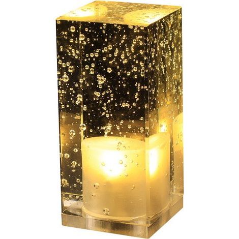 Lampe de bureau de bar, lampe en cristal rechargeable à LED, ambiance KTV de restaurant créative et personnalisée, lampe de chevet, petite veilleuse, lampe de table décorative (1/3)