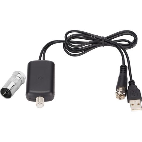 Ej.Life Verstärker für TV-Antenne, Verstärker für den Innenbereich, 12 V, für Cam-Car, Qualität 12 V, Innenbereich, 4 K, digital, terrestrisch, 25 dB, HD, TV-Antenne, Signalverstärker (1/5)