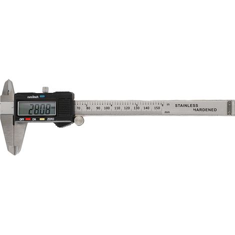 Elektronischer digitaler Edelstahl-Messschieber, Mikrometer-Messwerkzeug 0-150 mm (1/5)