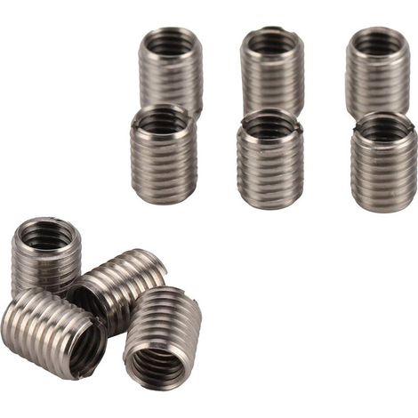 Écrou de réparation de filetage (filetages internes/externes) avec trou pilote  spécifications : interne M101,5, externe M121,75  longueur 15 mm. (1/5)
