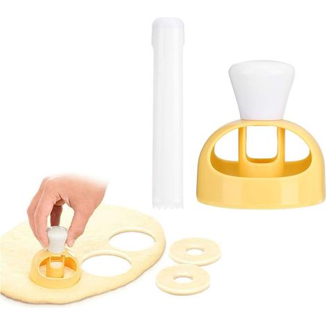 Donut-Ausstecher, Donut-Form mit Tauchzange, Donut-Maker für Gebäckteig