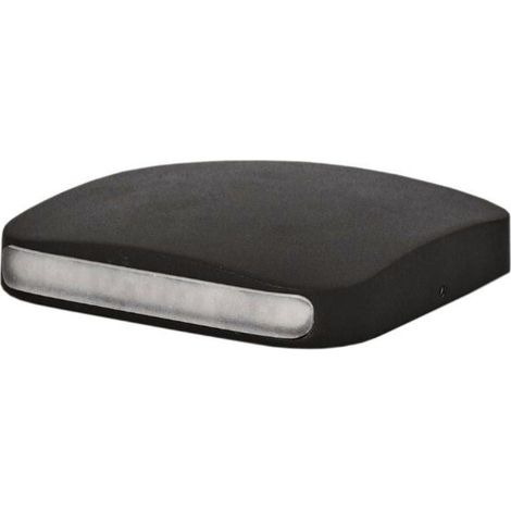 Applique Led da Esterno 2 X 4.5W Doppia Luce Alluminio Nero
