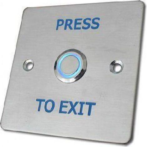 Bouton poussoir acier inoxydable rétroéclairé SB10R