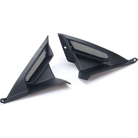 1 pair Color: Black Material: Plastic Motorcycle front grille air fairing--DTEKGAZ