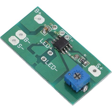 Carte contrôleur solaire pour colonne et pelouse en PCB avec réglage luminosité et détecteur crépusculaire 3.2-3.7V 5-6V 10W 6W (1/5)