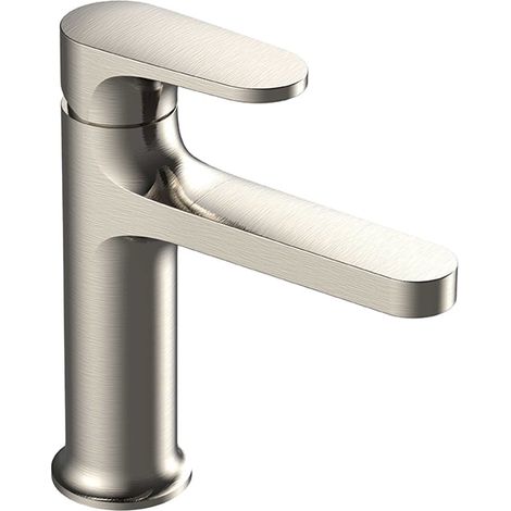 RAK Portofino Brushed Nickel Basin Mixer Tap - RAKPOR3001N