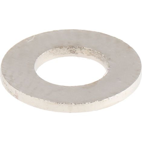 Rondelle plate, M4, Laiton, 4.3mm x 9mm, Nickelé ( Prix pour Sachet de 250 )
