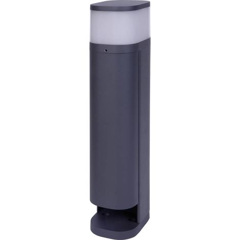 BOLD 19646 Colonnina da giardino Antracite con luce (1/3)