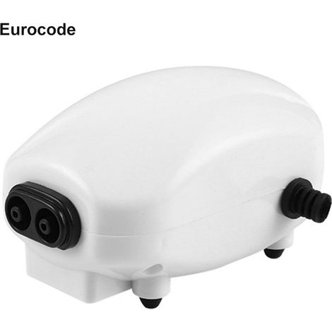 Pompe à air pour aquarium avec accessoires, sortie simple/double, aérateur d'oxygène silencieux pour aquarium, compresseur puissant pour la maison, double orifice (1/5)
