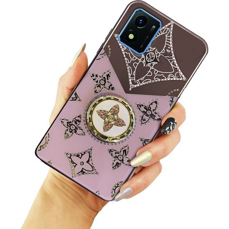 Funda de moda para Vivo Y01, color morado. (1/4)
