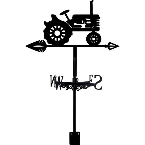 Outdoor Garden Weathervane Machine Gricole Wrought Iron Gireuette Roof Steering Panel Weathervane Roof Wind Design Individual Deco Outdoor Garden (1/5)