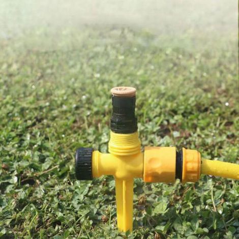 Arroseur En Brume - 360° Rotatif - Pour Pelouse Jardin Et Parterre De Fleurs - 4 Pièces (1/5)